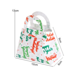 winter-holiday white tote bag