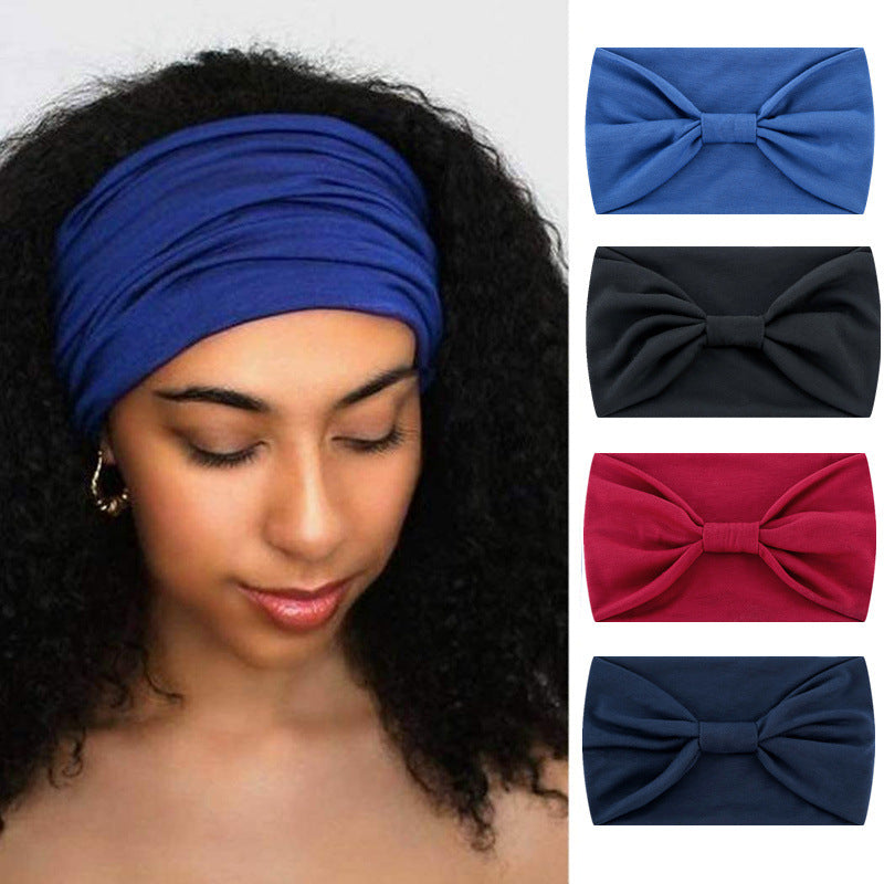 Wholesale Cloth Solid Stretch Srts Headband