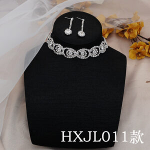 HXJL011 silver white drill / silver plating