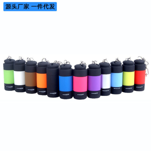 Wholesale ABS USB Rechargeable Led Outdoor Mini Flashlight Keychain Special