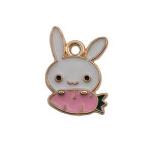 1 white radish rabbit 11x15mm-0.9g-17506 / Drip Easter Series