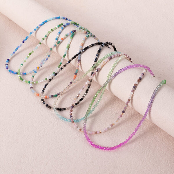 Wholesale Colorful Rice Beads Bohemian Necklace Mixed Materials