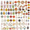 Wholesale Easter Egg Alloy Keychain Accessories