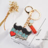 O1CN01fmj1ET1jN500FPHix_2213351114535-0-cib Wholesale Father's Day Bearded Cartoon English Keychain