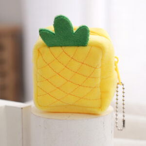 Three-dimensional square pineapple / 8cm wide and 6cm high