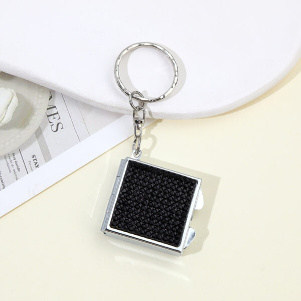 O1CN01fpINCH2FWInMIJGlS_2217187058887-0-cib Wholesale Rhinestone Mini Makeup Mirror Keychain