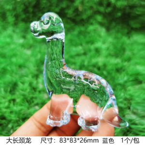 4 large long-necked dragons - blue (4 pcs)