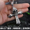 Wholesale Skull Cross Pendant Alloy Necklace
