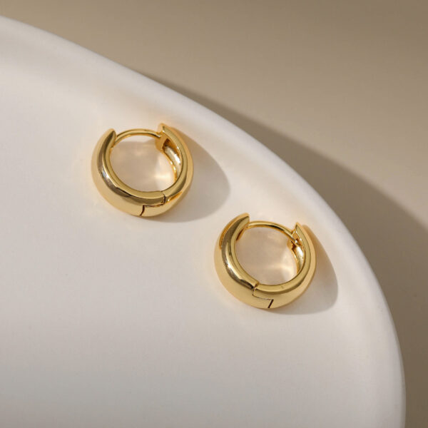 Wholesale Ring Copper Plated 18K Gold Earrings