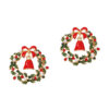 Wholesale Christmas Bell Garland Earrings with Studs