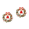 Wholesale Christmas Bell Garland Earrings with Studs