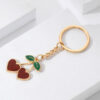 O1CN01fs76BZ1bFjfcci4HC_2857743436-0-cib Wholesale Lovely Peach Cherry Alloy Key Chain