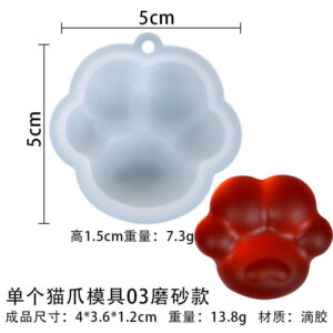 Single cat claw mold 03 frosted
