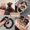 Wholesale 5PCS Plastic Love High Elastic Hair Ties