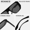 Wholesale PC Small Frame Square Ladies Sunglasses