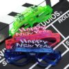 Wholesale of Happy New Year LED Plastic Luminous Glasses Toys
