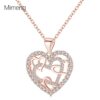 Wholesale Love Heart Copper Necklaces
