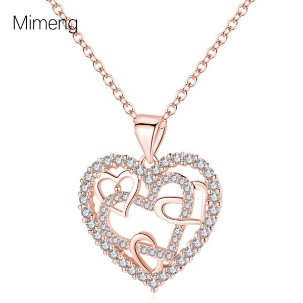 Wholesale Love Heart Copper Necklaces