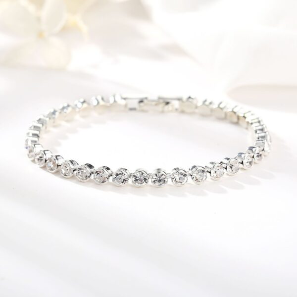 O1CN01ftY0XL1jgJaGcUR1X_2214957804577-0-cib Wholesale Crystal Silver Plated Bracelet