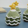 Wholesale Handmade Yarn Christmas Tree Hand Knitted Key Bag