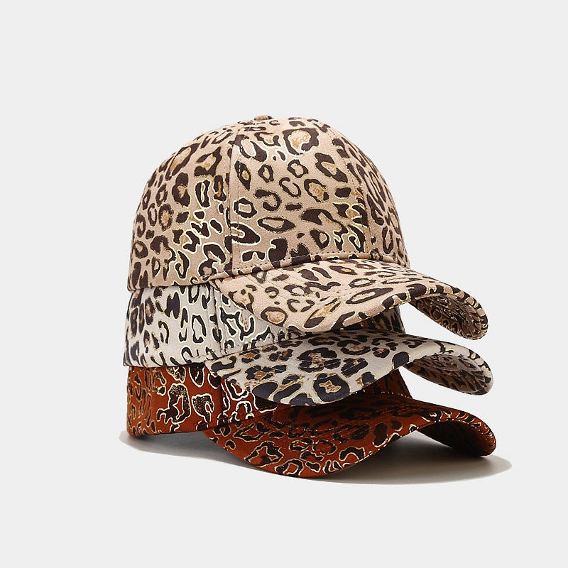 Wholesale lyester Leopard Print Baseball Caps