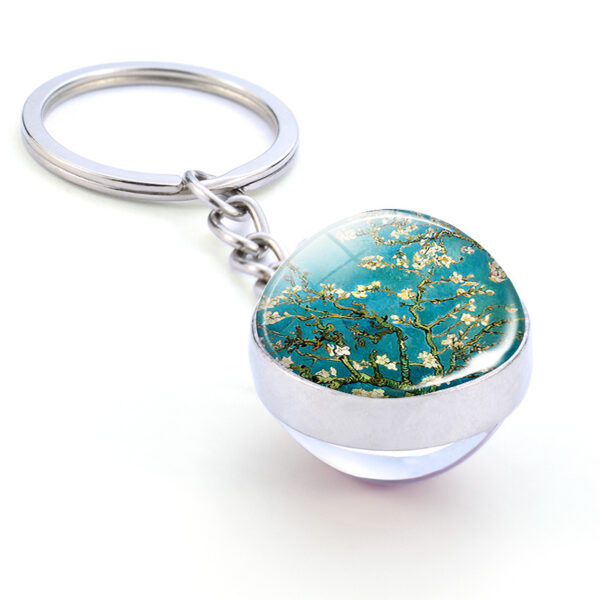 O1CN01fuLpB31hDLBP6PykZ_3195554243-0-cib Wholesale Van Gogh Starry Sky Metal Keychains