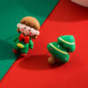 Wholesale Christmas Cartoon Sweet Childlike Earrings