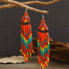 O1CN01fvZipL21msJfWPO9y__1121057028-0-cib Wholesale Vintage Long Length Multilayer Bead Earrings