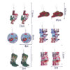 Wholesale Christmas Santa Claus Cow Snowman Western Vintage Cowboy Hat Earrings