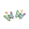 Wholesale Colored Acrylic Butterfly Earrings
