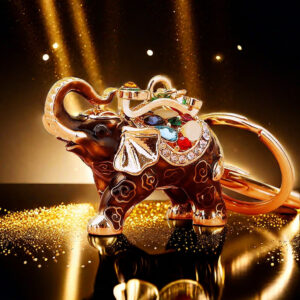 A658 lucky elephant ruyi black / Single OPP bag packaging