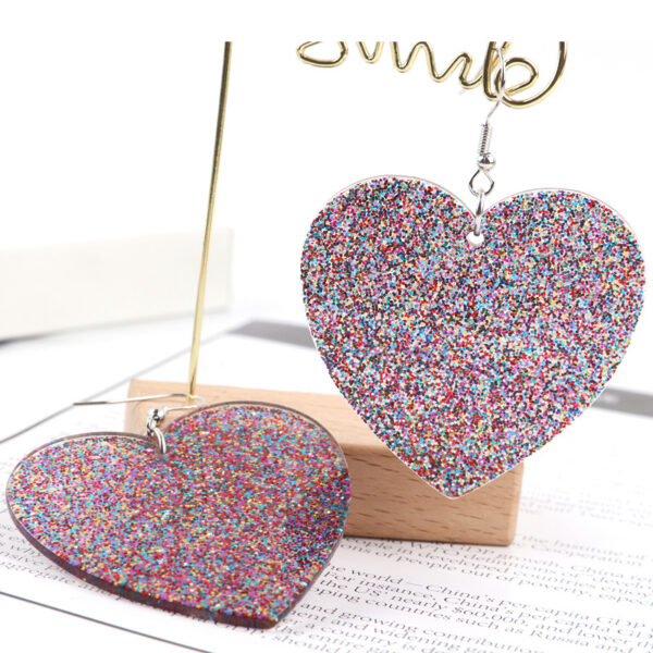 O1CN01g1rYrq27ScWxj449r_3843297796-0-cib-1 Wholesale Valentine's Day Glitter Heart Acrylic Earrings