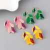 O1CN01g2Uevr1WggyDzAhlu__2200617532818-0-cib Wholesale Leaf Summer Zinc Alloy Earrings