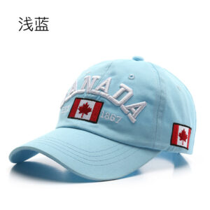 Cotton light blue / Canadian baseball cap (55-60cm)