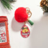 Wholesale Christmas Ball Series Acrylic Keychain