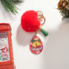 Wholesale Christmas Ball Series Acrylic Keychain