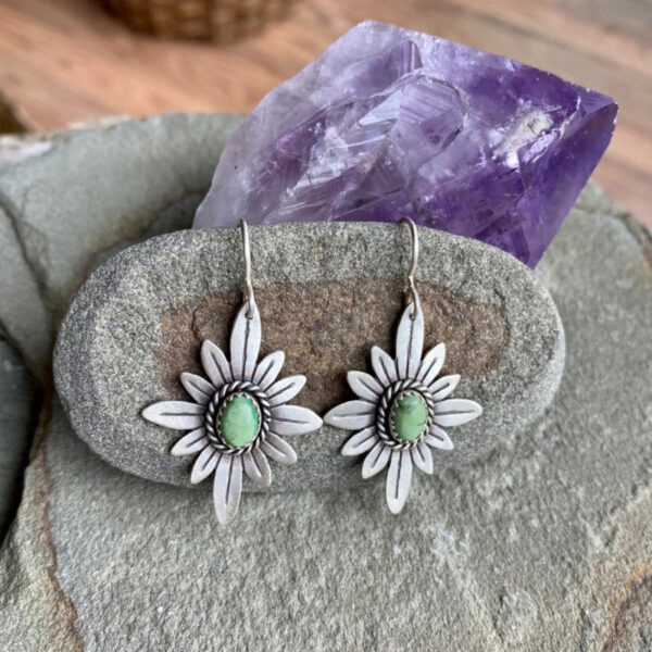 Wholesale  Late Summer Daisy Alloy Earrings