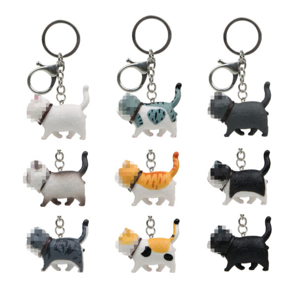 Wholesale Metal Cat Keychains