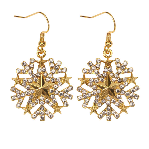O1CN01g9T31M28yVnVyQXCc_1850018001-0-cib Wholesale Christmas Snowflake Cane Antler Earrings