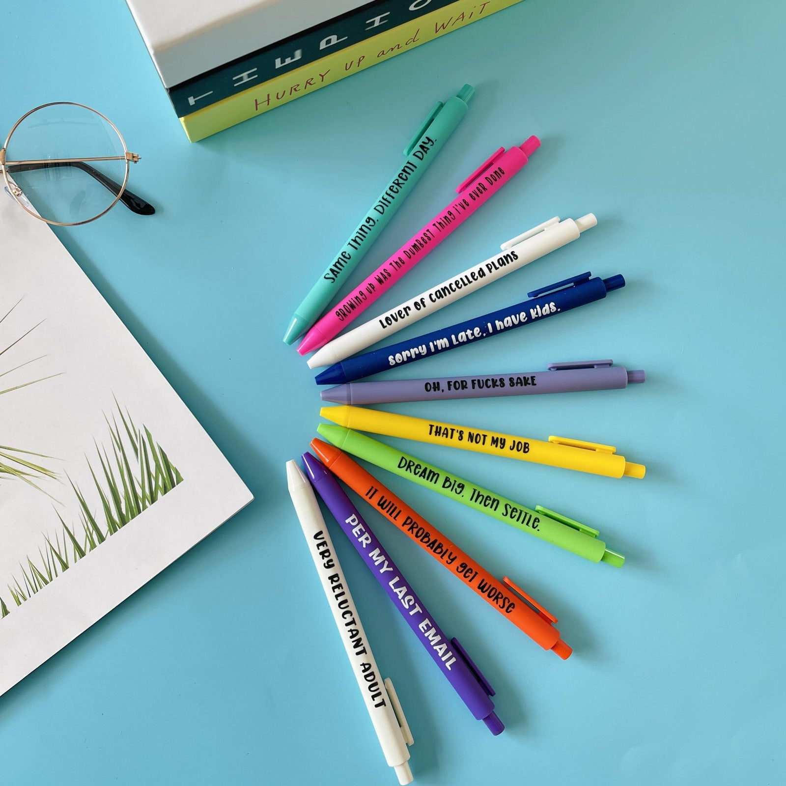 Wholesale Interesting Pens with Dirty Language, Press Plastic Ballint Pens