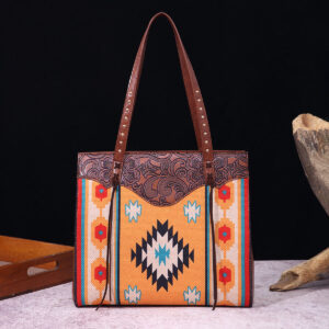 Wholesale Vintage Cotton Linen Aztec Western Style Bohemian Handbag Shoulder Bag