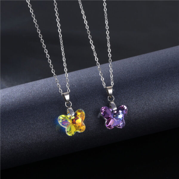 O1CN01gEUDJj2BhVkonP07c_2207598918370-0-cib Wholesale Stainless Steel Butterfly Necklaces
