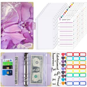 A6 / UV-fairy purple (zipper bag 12 12 color budget card 12 A English 2 24 labels 1 love digital sticker 1)