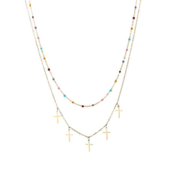 Wholesale Cross Stainless Steel Necklaces