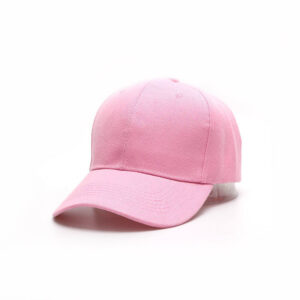 Solid Light Baseball Cap-Pink / Adjustable