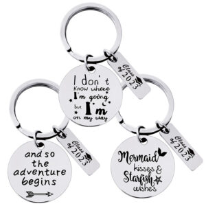 Wholesale Stainless Steel Graduation Season Lettering Keychain