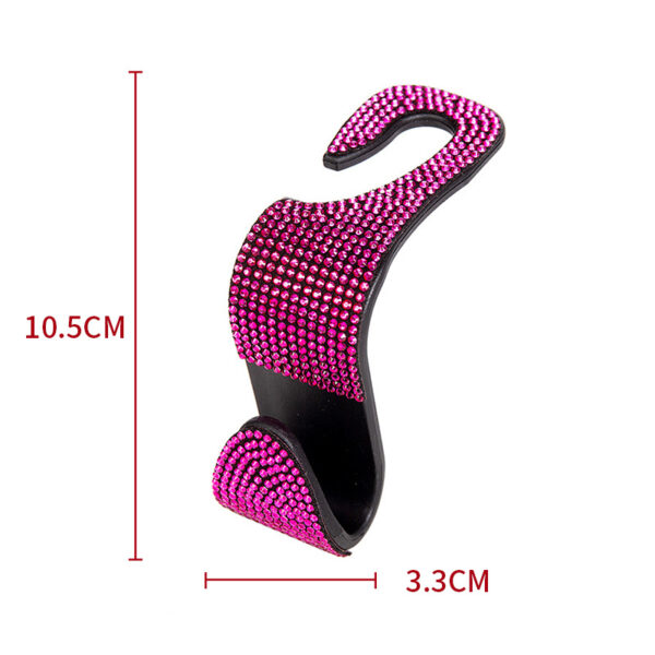 Wholesale ABS Diamond Car Seat Back Hook