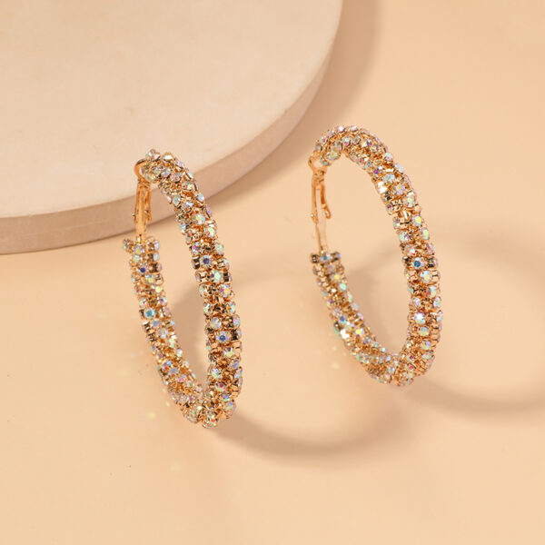 O1CN01gRkn6m21msHvDCpRW_1121057028-0-cib Wholesale Round Diamond Alloy Earrings