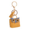 Wholesale Metal Leather Owl Coin Purse Keychain