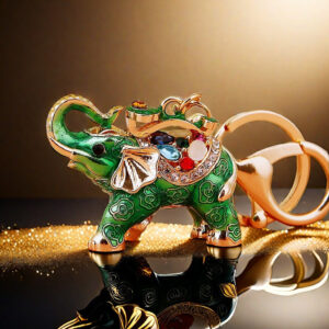 A658 lucky elephant ruyi green / Single OPP bag packaging